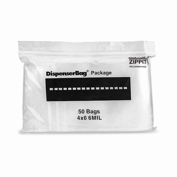 Reloc Zippit Reclosable Poly Bag,Zip Seal,PK1000 6R46