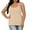 Beige, variant on Womens Plus Size Cotton Tank Tops with Shelf Bra Adjustable Wider Strap Camisole Basic Undershirts 1X-5X