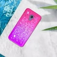 thumbnail image 5 of FIEWESEY For Alcatel 1X Evolve Case,Alcatel IdealXTRA,Alcatel TCL LX (A502DL), Alcatel Avalon V, Alcatel IdealXtra 5059R Phone Case,Bling Liquid Luxury Glitter Soft Case for Girls Women- Pink+Purple, 5 of 6