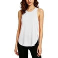 thumbnail image 2 of Vrorvz Quick Dry Shirts for Womens Sleeveless Crew Neck Tank Tops Gym Workout Athletic Yoga Tshirts, 2 of 4