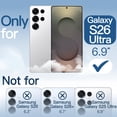 thumbnail image 2 of JETech Case for Samsung Galaxy S26 Ultra, Non-Yellowing Bumper Cover, Anti-Scratch PC Back (Clear), 2 of 7