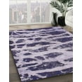 thumbnail image 2 of Ahgly Company Indoor Square Abstract Purple Abstract Area Rugs, 5' Square, 2 of 6