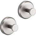 thumbnail image 1 of Ganchos con ventosa para ducha, baño, cocina, puerta de vidrio, espejo, lufa para azulejos, toalla, abrigo, gancho para bata de baño para colgar hasta 15 libras de esmalte, 1 of 4