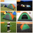 thumbnail image 5 of Folding 2 People Family Portable Outdoor Waterproof Tent - Orange, 5 of 5