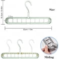 thumbnail image 2 of Space Saver Hangers for Clothes Multifunctional Magic Clothes Hangers Closet Organizer Hook Rack - 10 PCS (Khaki), 2 of 7