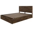 thumbnail image 4 of Nexera Nocce Storage Bed with Headboard, Truffle, 4 of 5