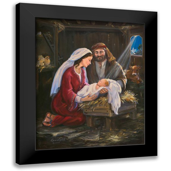 Comish, Susan 12x14 Black Modern Framed Museum Art Print Titled - Silent Night