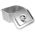 thumbnail image 1 of OUNONA Compost Bin for Kitchen 1Pack Silver Rectangular Stainless Steel with Odor Prevention and Modern Design, 1 of 6