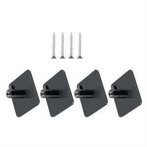 4Pcs Stand Mixer Attachment Holders Storage Organizer with Screw and Adhesive for Dough Hooks Flat Beater Wire Whip
