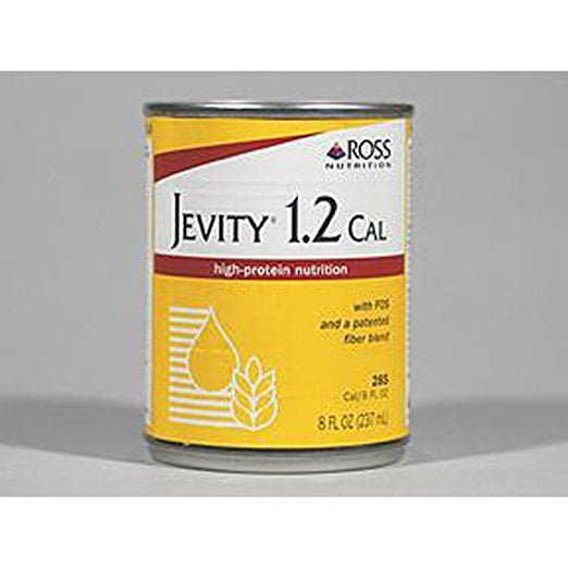 Jevity 1.2 Cal High-Protein Nutrition With Patented Fiber Blend, Ready to Use, 8 Fluid Ounces (Pack of 24)