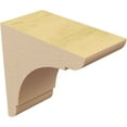 thumbnail image 5 of 2"W x 4"D x 4"H Classic Olympic Rough Cedar Woodgrain TimberThane Corbel, Primed Tan, 5 of 6