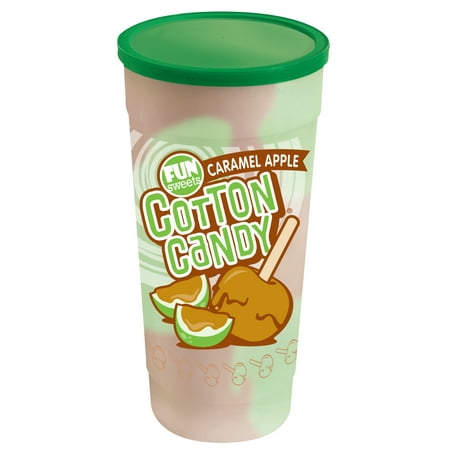 Fun Sweets Caramel Apple Cotton Candy, 6oz