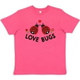 thumbnail image 3 of Inktastic Love Bugs Red Ladybugs Valentine's Day Youth T-Shirt, 3 of 5