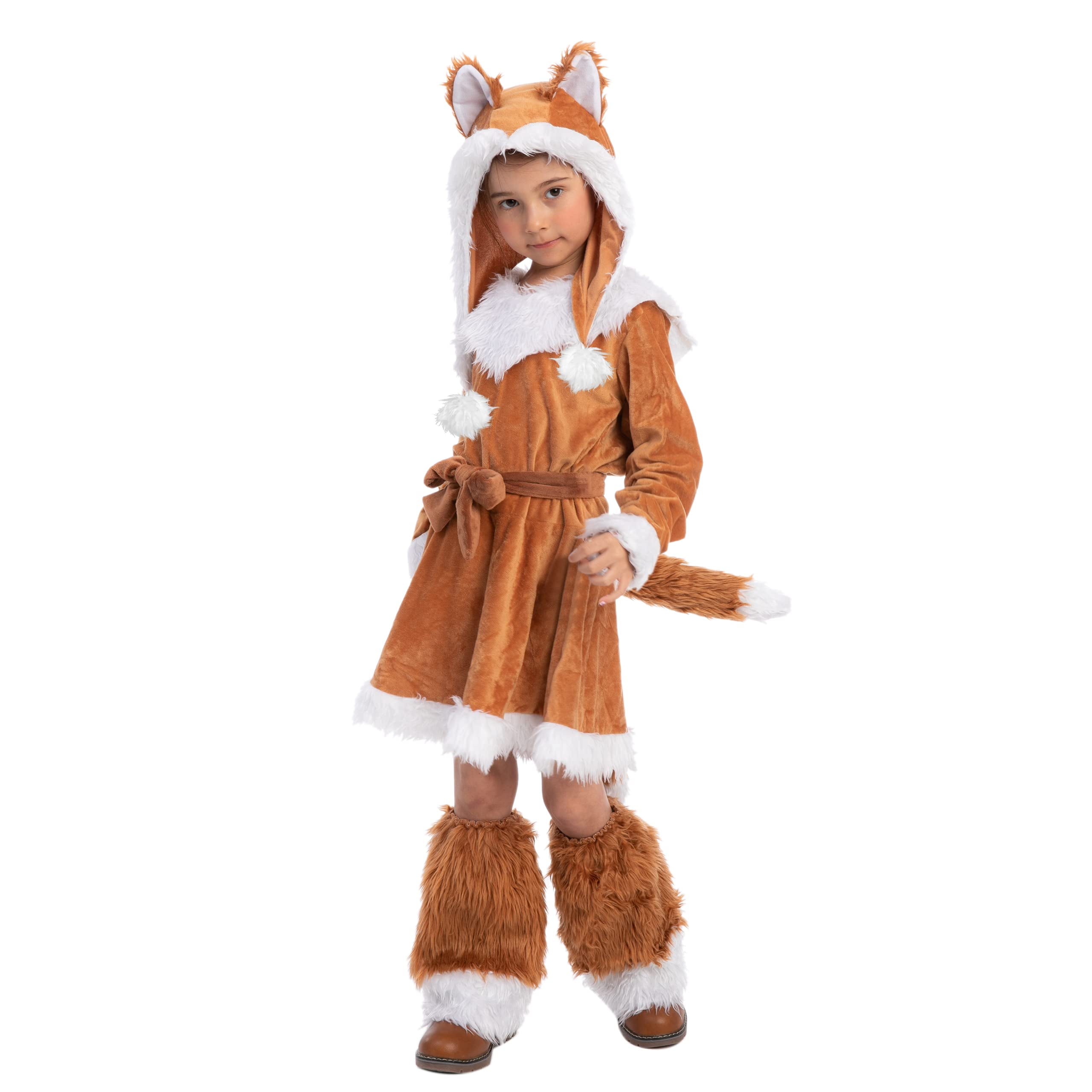 Spooktacular Creations Sweet Girls Fox Costume Set for Halloween Dress