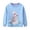 Light Blue, variant on Wxirdiow Crewneck Sweatshirt Girls Oversized Sweatshirt Long Sleeve Crewneck Kids Lightweight Cute Pullover Tops Light Blue Size,6 Years