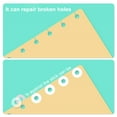 thumbnail image 4 of Musbetu 250Pcs Paper Repair Sticker DIY Mini Self-Adhesive Anti-break Loose-Leaf Paper Protector Office Supplies, 4 of 7