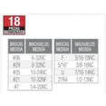 thumbnail image 2 of Jgo 18 Brocas Y Machuelos De Acero De Alta Velocidad Urrea Urrea H5118MC, 2 of 4