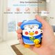thumbnail image 3 of Funda para Airpods 1 y 2, funda de silicona 3D a prueba de golpes para auriculares con llavero (pato intercambiable con sombrero), 3 of 5