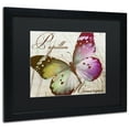 thumbnail image 2 of Trademark Fine Art 'Papillon II' Black Framed Art by Color Bakery, 2 of 4