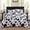 Black and White, variant on PERFEMET Twin Size Comforter Set for Boys Girls,3-Piece Reversible Kids Bedding Set - Cow Print & Black White Checkered