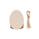 thumbnail image 1 of De Adornos De Huevo Sin Terminar De Madera, Colgantes Colgantes De Pascua En Blanco Para Decoración Del Hogar10 Uds. Minnieouse HA014432-00, 1 of 6