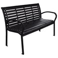 thumbnail image 2 of Casafoyer Patio Bench Black 45.7" Steel and WPC, 2 of 3