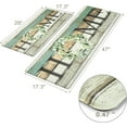 thumbnail image 3 of Kitchen Mats 2PCS,Cushioned Anti Fatigue Farmhouse Kitchen Rugs and Mats,Non Skid Waterproof Kitchen Mats for Floor,Comfort Foam Standing Desk Mat for Home,Office,Sink,Laundry, 3 of 6
