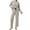 White & Black, variant on REDESS Womens Pajama Sets, Striped Fuzzy Fleece 2 Piece Matching Sleepwear, Crew Neck Pullover Top & Drawstring Pants, Cozy Lounge Sets for Women Winter Loungewear, S‑XXL