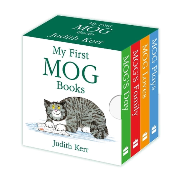 Pre-Owned My First Mog Books Little Library set 4 Board books Collection By Judith Kerr
