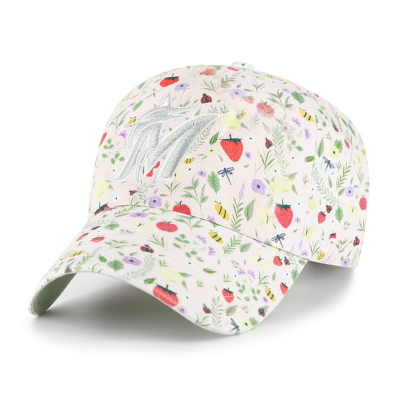 Girls Youth '47 Light Pink Miami Marlins Posey Clean Up Adjustable Hat