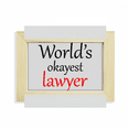 thumbnail image 1 of Cadre Photo de Bureau Meilleur Avocat du Monde 5x7 Pouces, 1 of 3
