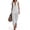 #0195-White, variant on Favoffer Women V Neck Sleeveless Coords Button Closure Solid Color Tops Loose Casual Long Pants Set with Storage Pockets for Leisure Daily