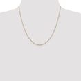thumbnail image 4 of 14K Yellow Gold Cable Chain Styles Necklace 1 mm D/C Open Long Link 20 inch, 4 of 4