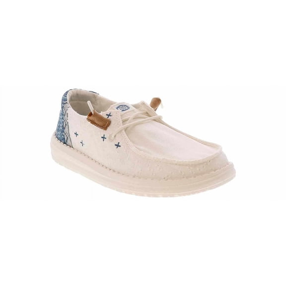 Heydude Wendy Crafted Boho Casual Shoe | 41891-100 White