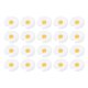thumbnail image 1 of Parche Bordado de Flor Uxcell, 20Pcs Parche de Aplicación para Reparación, Decoración de Ropa, Blanco 1.46"Lx1.42"W, 1 of 6