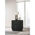 thumbnail image 2 of Cavelle 2-drawer Nightstand Bedside Table Black, 2 of 13