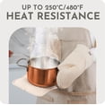 thumbnail image 3 of Juego de guantes de cocina y soportes para ollas, batido de silicona acanalado, 3 of 9