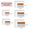 thumbnail image 6 of Grey Chevron Outdoor Rug 3x5 Ft, Non Slip Washable Area Rug, Geometric Orange Print Wavy Striped White Patio Rugs Carpet Runner, Large Floor Mat for Indoor/Outdoor Deck Porch Camping, 6 of 8