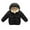 Black, variant on Dakiuu 1-6T Baby Boys Girls Winter Fleece Lined Jackets with Hooded Toddler Kids Cotton Thicken Warm Down Outerwear Coat Thermal Outer Clothing Blue 18-24 Months (90)