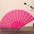 thumbnail image 3 of ruhuadgb Wedding Fan Plain And Elegant Comfortable Grip Fine Workmanship Pure Color Reusable Decoration Great Stickiness Smooth Edge Flat Fan Party Favors, 3 of 8