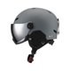 thumbnail image 5 of Casco de snowboard Casco de esquí con gafas Protector de cabeza con gafas de esquí Orejeras cálidas M gris oscuro, 5 of 9