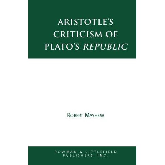 La Critique d'Aristotle de la République de Plato