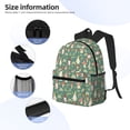 thumbnail image 5 of Picia Mushrooms Gnome Large Capacity Backpack Classic Style Backpack Casual Backpack Water-Resistant School Work Travel Outdoor Backpack, 5 of 8