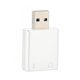 thumbnail image 1 of Accesorio para computadora portátil, Tarjeta de sonido USB Tarjeta de sonido USB de 7.1 canales Tarjeta de audio Estética elegante, 1 of 8