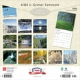 thumbnail image 2 of Vermont Wild & Scenic | 2026 12x24" (Hanging) Wall Calendar | Plastic-Free, 2 of 9
