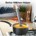 thumbnail image 5 of Immersion Blender Handheld Corded Hand Blenders Set 1100W, Trigger Variable Speed 5 in 1 Stick Emulsifier with Chopper, Whisk and Frother for Soup, Baby Food and Smoothies, White, 5 of 16