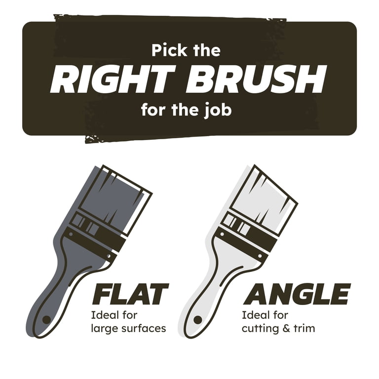 BETTER 1" Flat Blended Polyester Brush, 2-Pack photo 3