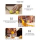 thumbnail image 5 of Exprimidor de limón Exprimidor de frutas prensado a mano Extracción máxima Fácil de limpiar Uso Naranja, 5 of 7