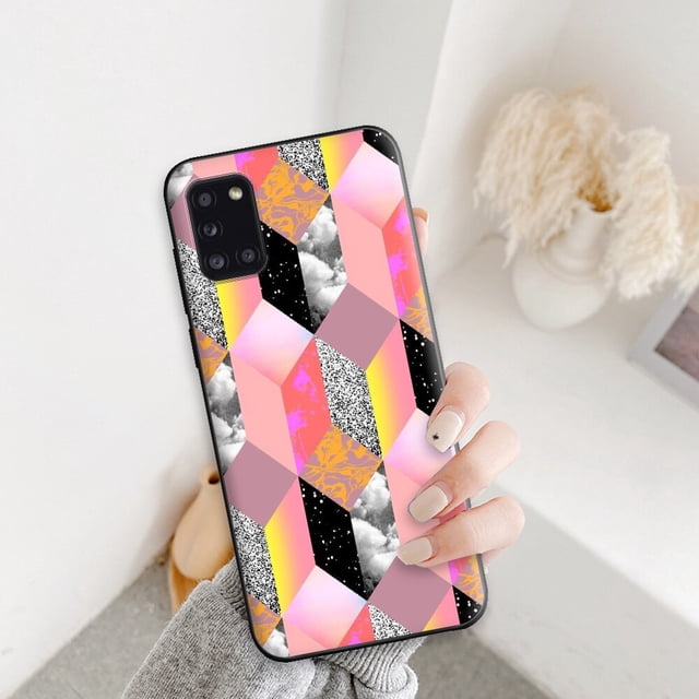 Funda de silicona para Samsung A31, carcasa trasera de TPU suave y bonita con Gato, A51, A71 Fivean unisex