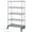 Chrome, variant on 4-Wire Shelf Mobile Cart - 63 in.